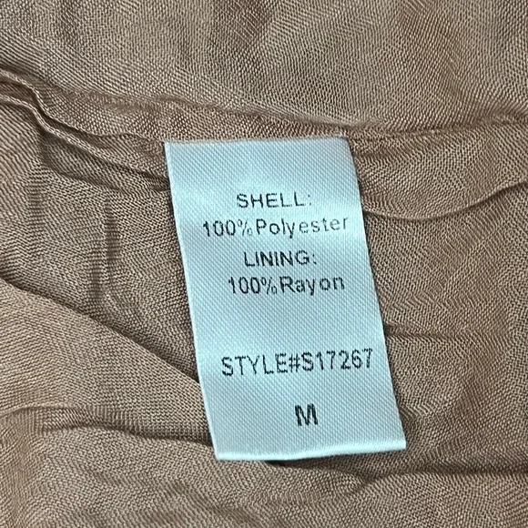 NWT Vestique Ilia Brown Polka Dot Ruffle Tiered Mini Dress Size M boutique NEW - Picture 8 of 11